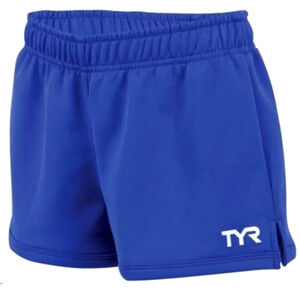 Tyr Womens Warm Up Shorts WAFTXS2A - Royal Blue Polyester - Size Medium - $30